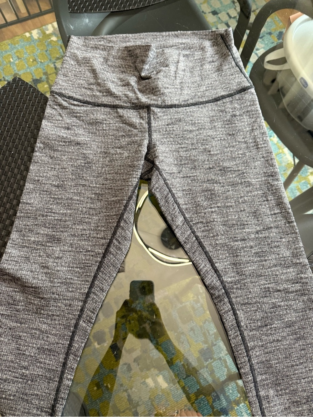 lululemon athletica Gray Heather High-Rise Leggings